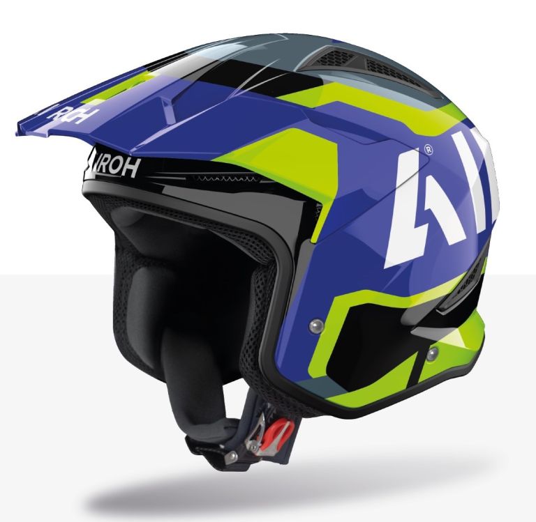 Prilba TRR 2 Jupiter, AIROH (modrá/žlutá lesklá) 2026