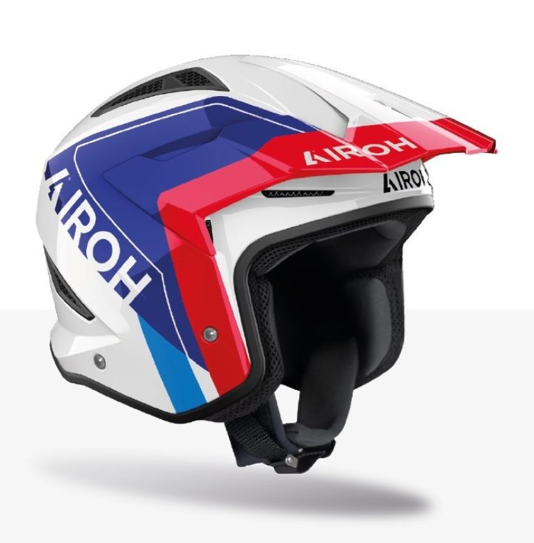 Prilba TRR 2 Hunt, AIROH (modrá/červená lesklá) 2026