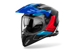 Prilba BANDIT Tune, AIROH (modrá/červená lesklá) 2026