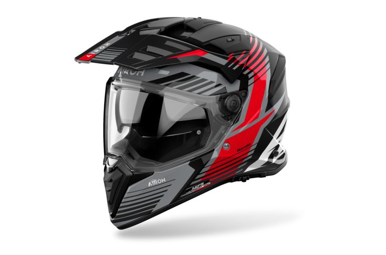 Prilba BANDIT Spicy, AIROH (červená lesklá) 2026