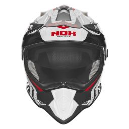 Prilba N312 Vapor, NOX (bílá,černá,červená) 2025