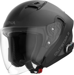 Mesh prilba s headsetem Outstar 2, SENA (matná čierna)