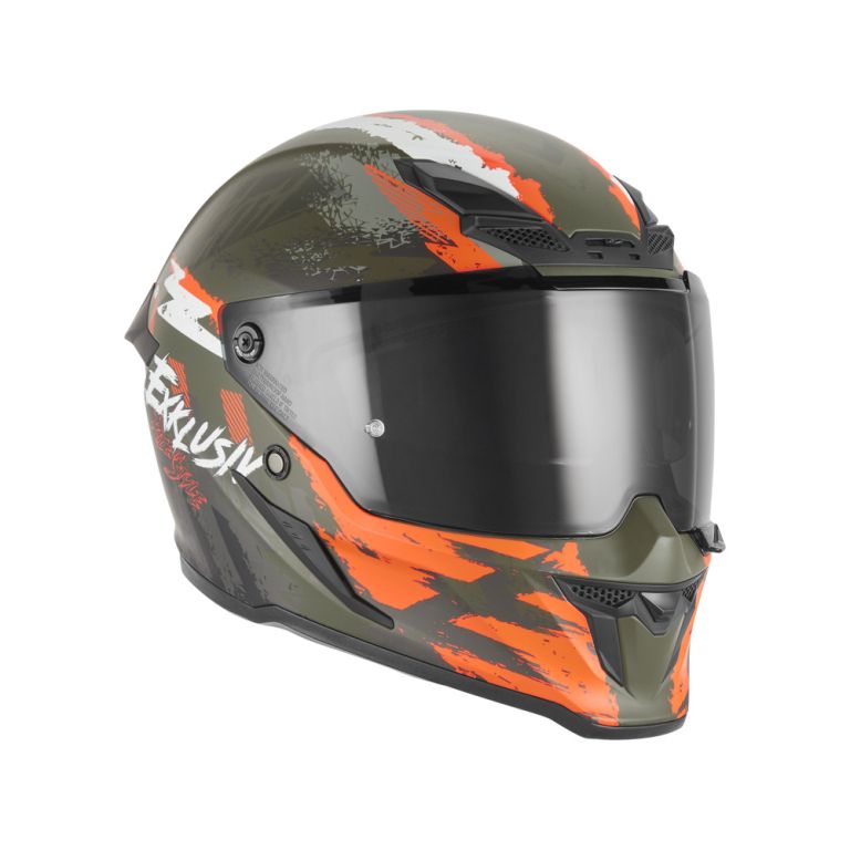 Prilba GOLIATH CUT´D, NOX EXKLUSIV (khaki matná, oranžová) 2026