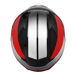 Prilba Apex Jawa, CASSIDA (červená/černá/šedá, balenie vr. Pinlock fólie)