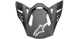šilt pre prilby SUPERTECH S-M10 a S-M8 SOLID, ALPINESTARS (čierny matný, verzia ECE 22.05)