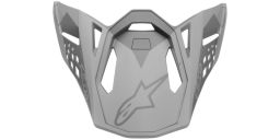 šilt pre prilby SUPERTECH S-M10 META, ALPINESTARS (šedý matný, verzia ECE 22.05)