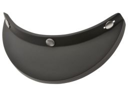 Krátky šilt OLD SCHOOL (čierny matný, s prelisom, univerzálny pre otvorenej prilby s upevněním na 3 cvoky)