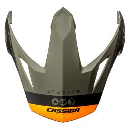 šilt pre prilby Tour Spectre, CASSIDA (zelená matná/šedá/oranžová/černá)