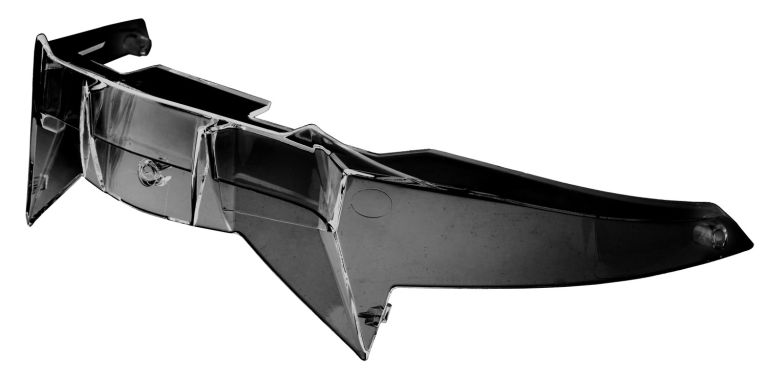Aerodynamický stabilizátor pre prilby AERO, CASSIDA - ČR (tmavý probarvený polykarbonát plast)