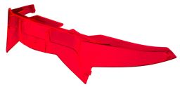 Aerodynamický stabilizátor pre prilby AERO, CASSIDA - ČR (červený probarvený polykarbonát plast)