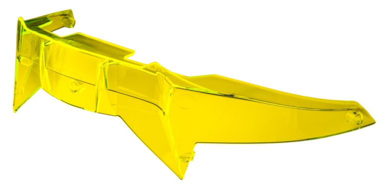 Aerodynamický stabilizátor pre prilby AERO, CASSIDA - ČR (žltý fluo probarvený polykarbonát plast)