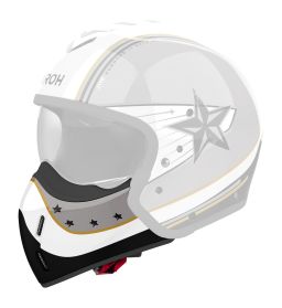 Bradový chránič pre prilbu J110, AIROH (Command - zlatý lesklý)