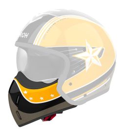 Bradový chránič pre prilbu J110, AIROH (Command - žltý lesklý)