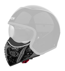 Bradový chránič pre prilbu J110, AIROH (Paesly - čierny lesklý)
