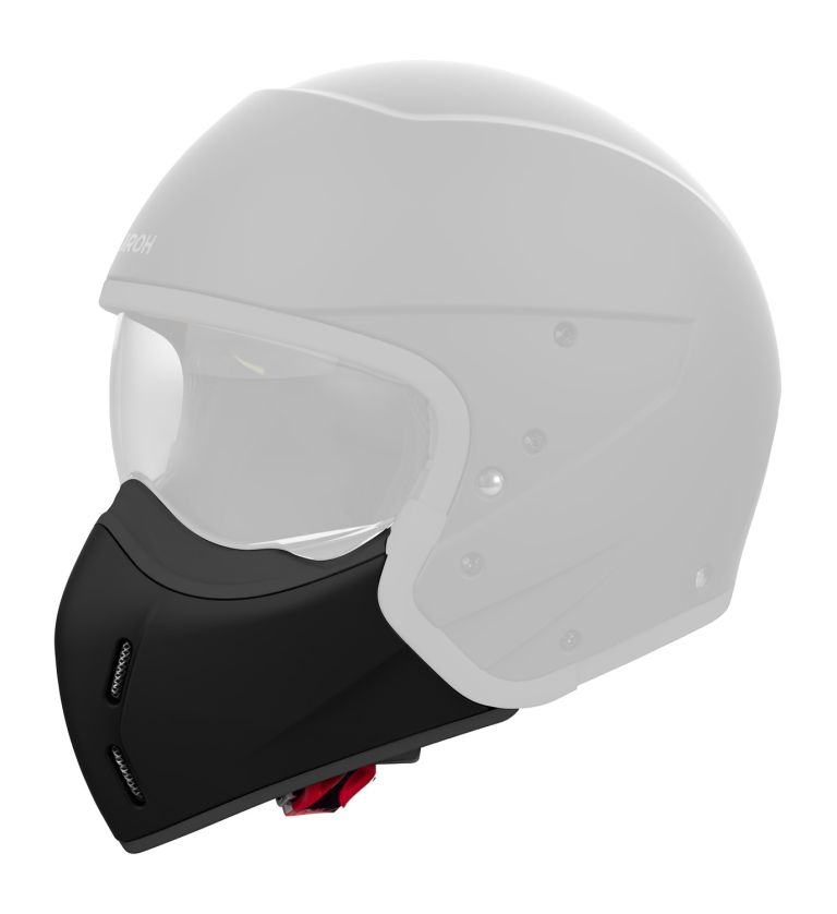 Bradový chránič pre prilbu J110, AIROH (Color - čierny matný)