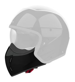 Bradový chránič pre prilbu J110, AIROH (Color - čierny třpytivý)