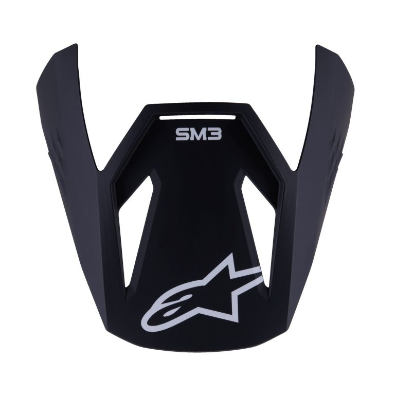 šilt pre prilby S-M3 SOLID, ALPINESTARS, detská (čierna mat)