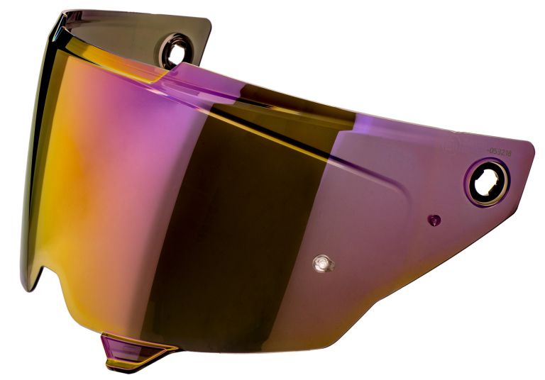 Plexi pre prilby GOLIATH s prípravou pre Pinlock, NOX EXKLUSIV (irridiové)