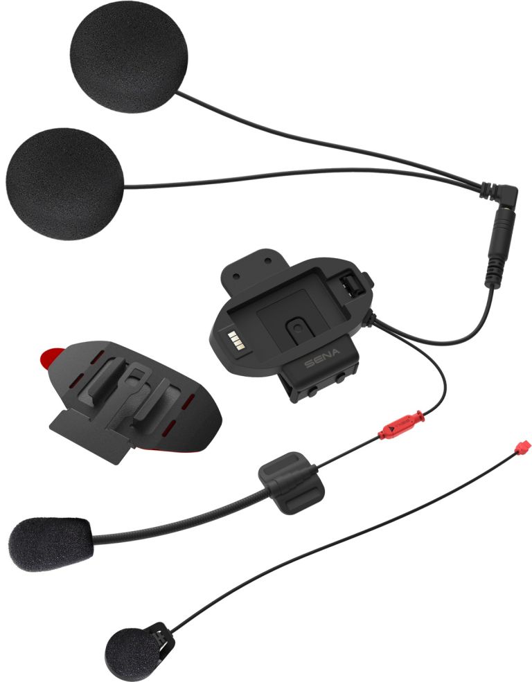 Držiak na prilbu s příslušenstvím pre headset s HD sluchátky SF1 / SF2 / SF4, SENA