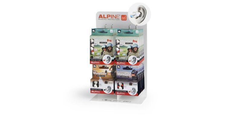 Obchodné balenie špuntů do uší ALPINE MotoSafe - 16 ks