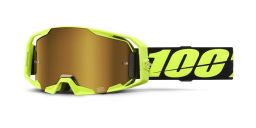 ARMATIC 100% okuliare Neon Yellow, zlaté true plexi
