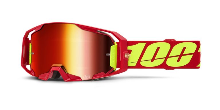 ARMATIC 100% okuliare červené, červené plexi