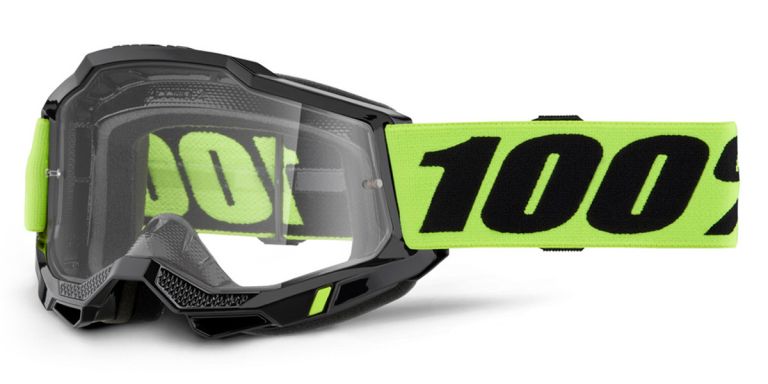 ACCURI 2, 100% okuliare žlté, číre plexi