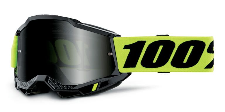 ACCURI 2 100%- USA, okuliare SAND NEON žlté - dymové plexi