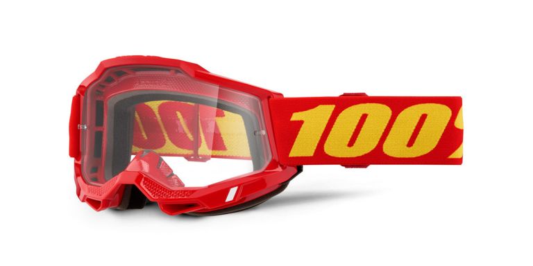 ACCURI 2, 100% okuliare Červené, číre plexi