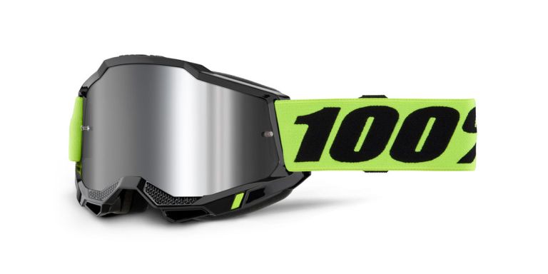 ACCURI 2, okuliare neon žlté, střébrné plexi