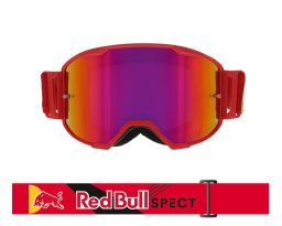Okuliare STRIVE, RedBull Spect (červené matné, plexi fialové zrkadlové)