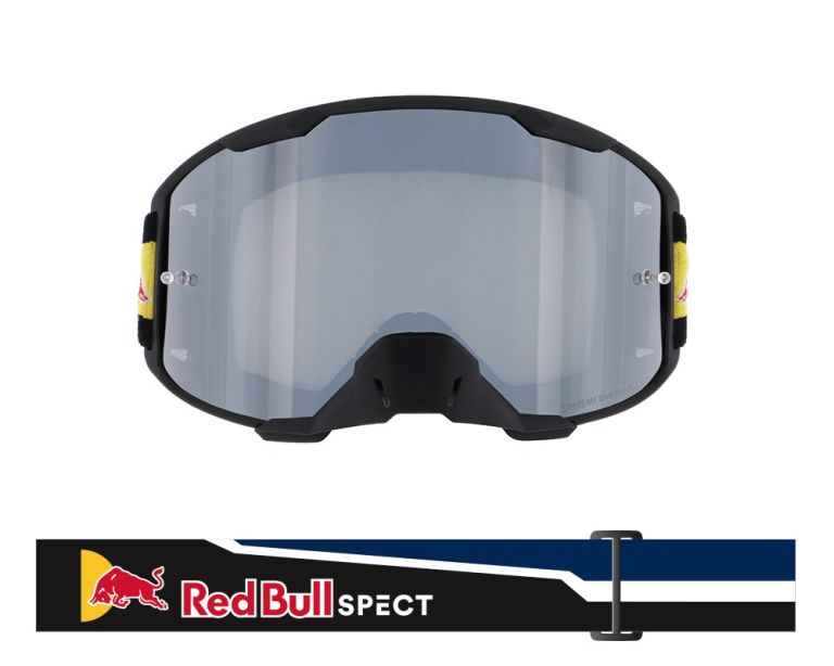 Okuliare STRIVE, RedBull Spect (čierne matné, plexi strieborné zrkadlové)