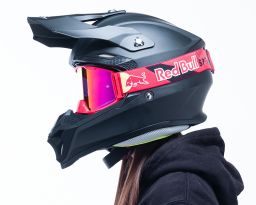 Okuliare STRIVE, RedBull Spect (červené matné, plexi fialové zrkadlové)