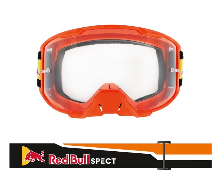Okuliare STRIVE, RedBull Spect (oranžové matné, plexi číre)