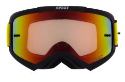 Okuliare EVAN, RedBull Spect (čierne matné, plexi červené zrkadlové)