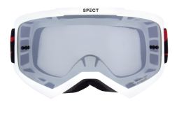 Okuliare EVAN, RedBull Spect (biele, plexi kouřové/stříbrné)