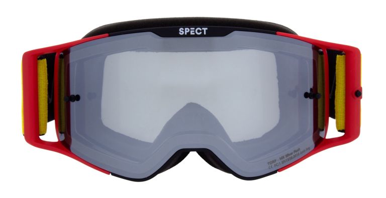 Okuliare TORP, RedBull Spect (černé/červené matné, plexi strieborné zrkadlové)