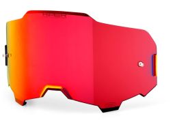 Plexi ARMEGA, 100% (HIPER červené chrómové, Anti-fog)