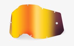 Plexi Accuri 2/Strata 2, 100% - USA detské (červené chróm, Anti-fog)