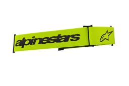 Náhradné textilné popruh pre okuliare SUPERTECH a VISION 8, ALPINESTARS (žltá fluo/černá)