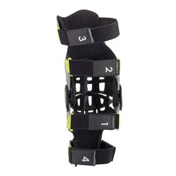 Kolenní ortézy BIONIC-7, ALPINESTARS (stříbrná/žlutá fluo, pár)