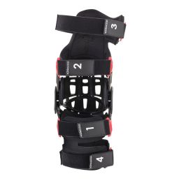 Kolenní ortézy BIONIC-10 CARBON, ALPINESTARS (černá/červená, ľavej koleno)