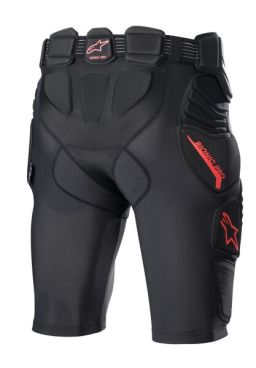 šortky pod nohavice BIONIC pre, ALPINESTARS (černá/červená) 2026