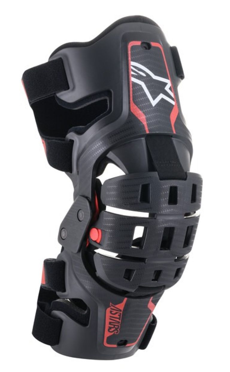 Kolenní ortézy BIONIC 5 S, ALPINESTARS, detské (černá/červená, pár) 2026