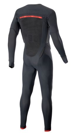 Vonkajší vrstva airbagové vesty TECH-AIR®10, ALPINESTARS (černá/červená/šedá, prevedenie s dlhými nohavicami)