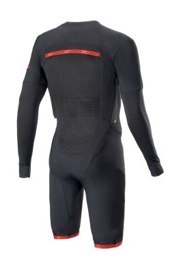 Vonkajší vrstva airbagové vesty TECH-AIR®10, ALPINESTARS (černá/červená/šedá, štandardné prevedenie s krátkými nohavicami)