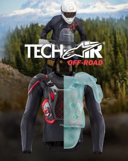 Airbagová vesta TECH-AIR®OFF-ROAD system, ALPINESTARS (černá/červená)