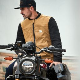Airbagová vesta TECH-AIR®3 V2 CANVAS system, ALPINESTARS (béžová) 2026