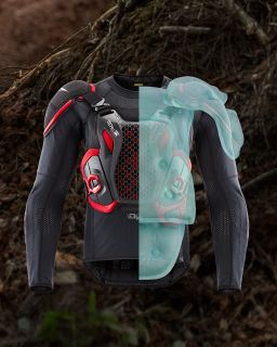 Airbagová vesta TECH-AIR®OFF-ROAD system, ALPINESTARS (černá/červená)