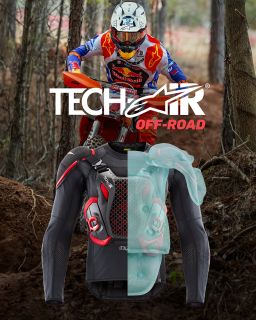 Airbagová vesta TECH-AIR®OFF-ROAD system, ALPINESTARS (černá/červená)